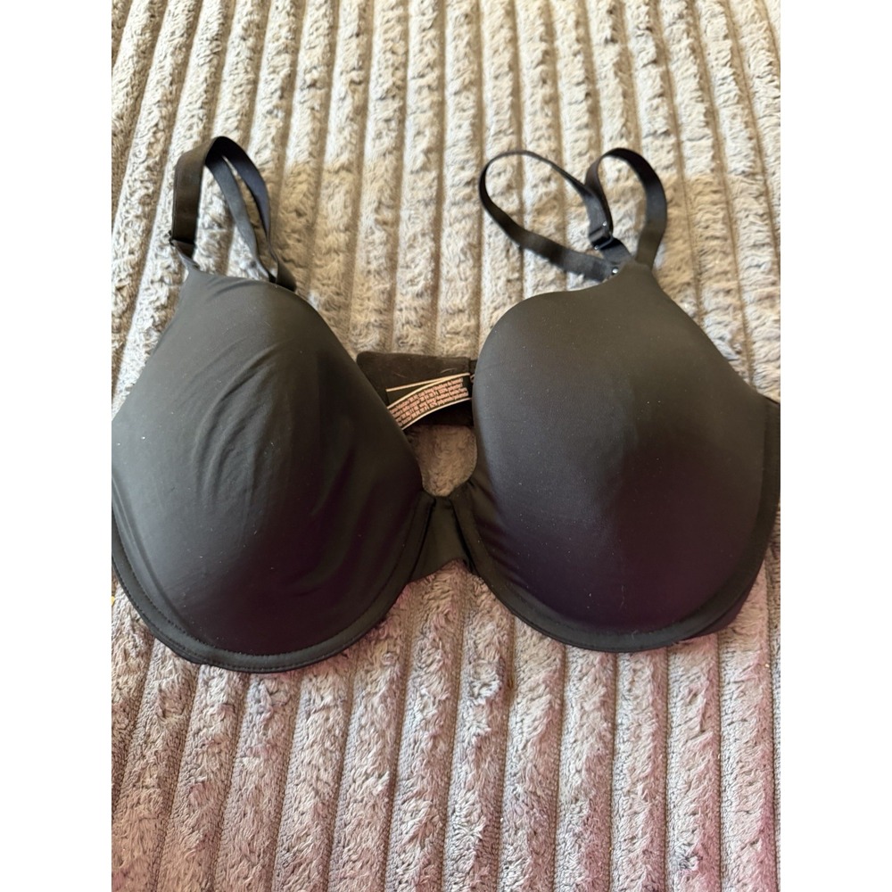 Victoria's Secret lined perfect coverage Push Up Bra Black 36D A3-214